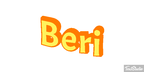 Beri Text effect