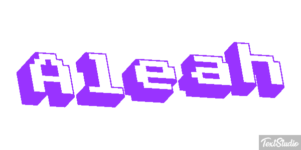 Aleah Text effect