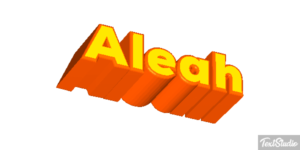 Aleah Text effect