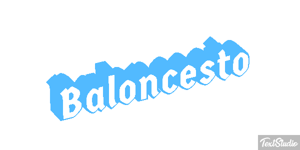 Baloncesto Efecto de texto