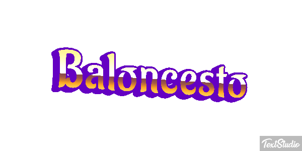 Baloncesto Efecto de texto