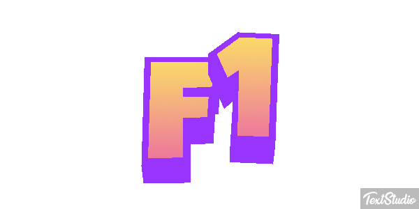 F1 Tekst effect