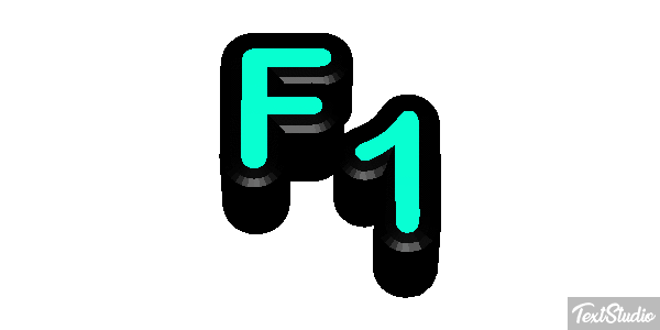 F1 Tekst effect