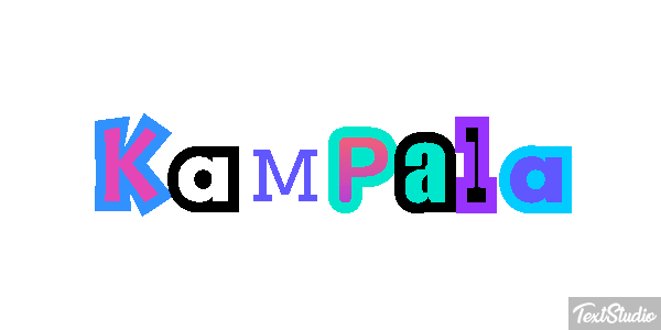 Kampala Text effect