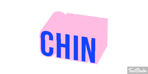 Chin Efecto de texto