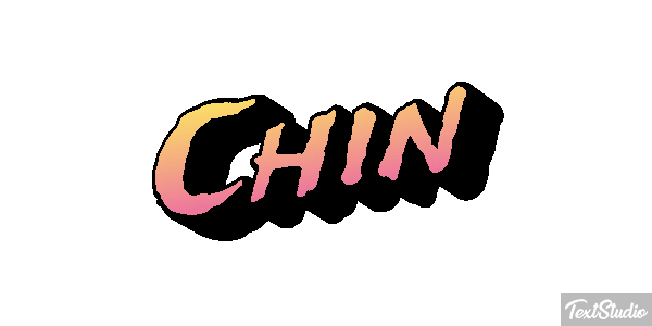 Chin Efecto de texto