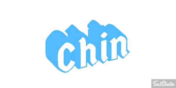 Chin Efecto de texto
