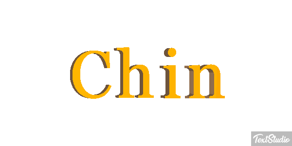 Chin Efecto de texto
