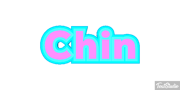 Chin Efecto de texto