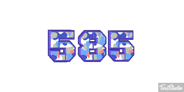 585 Tekst effect