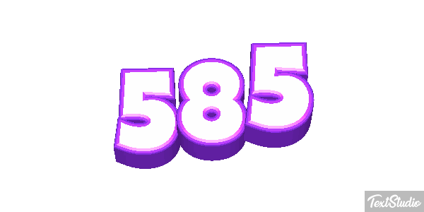 585 Tekst effect