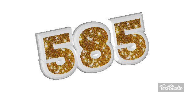 585 Tekst effect