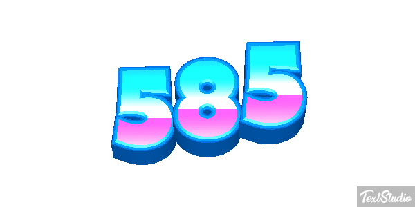 585 Tekst effect