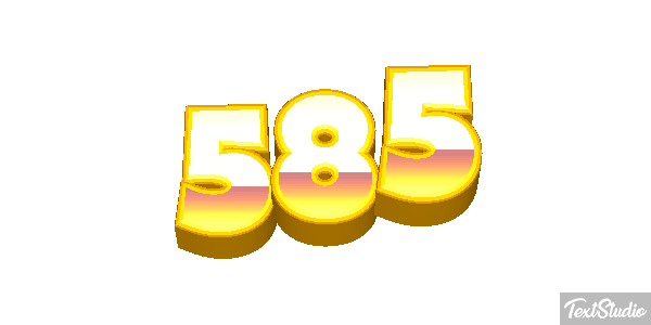 585 Tekst effect