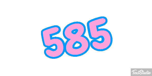 585 Tekst effect