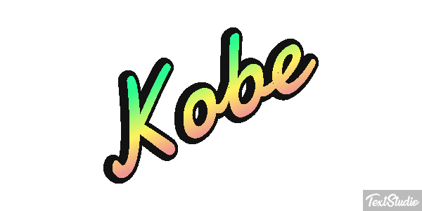 Kobe テキスト効果