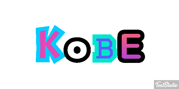 Kobe テキスト効果