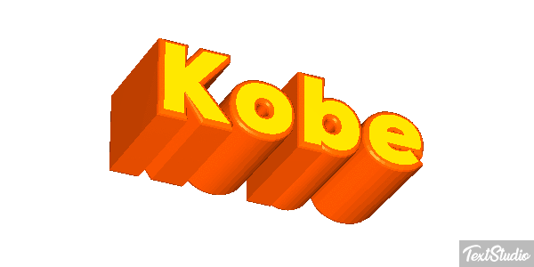 Kobe テキスト効果