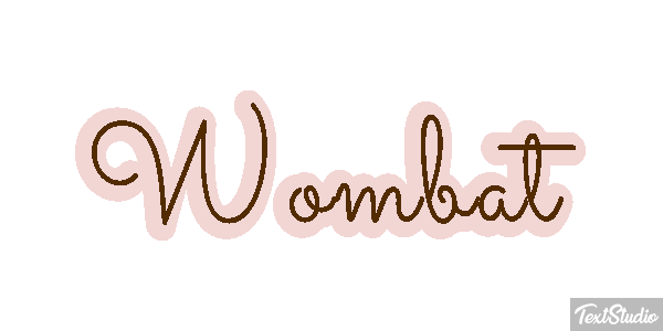 Wombat テキスト効果