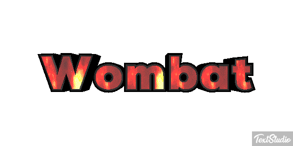 Wombat テキスト効果