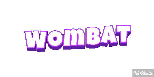 Wombat テキスト効果