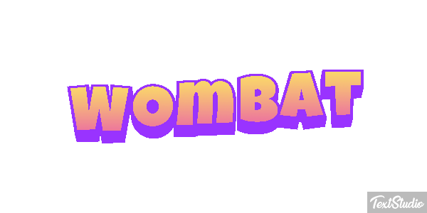 Wombat テキスト効果