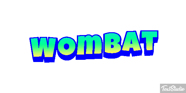 Wombat テキスト効果