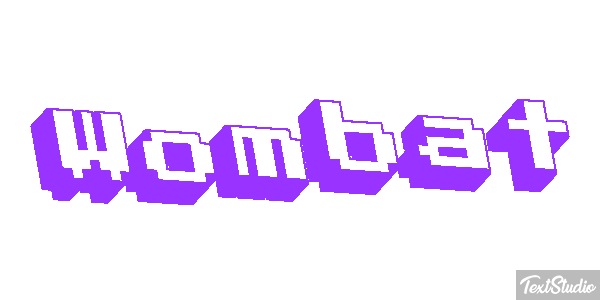 Wombat テキスト効果