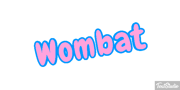 Wombat テキスト効果