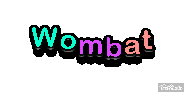 Wombat テキスト効果