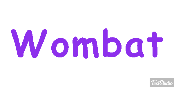 Wombat テキスト効果
