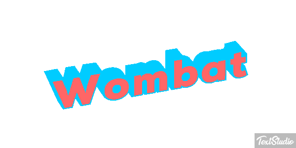 Wombat テキスト効果