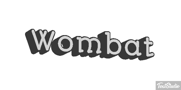 Wombat テキスト効果