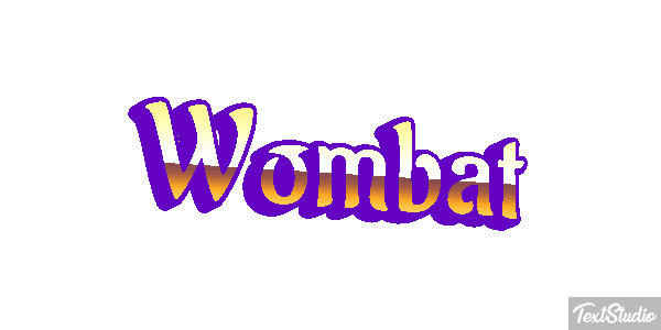 Wombat テキスト効果