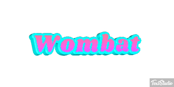 Wombat テキスト効果
