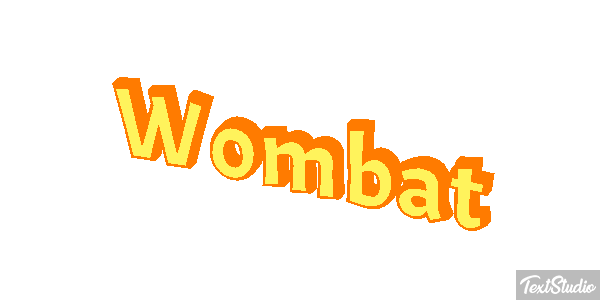 Wombat テキスト効果