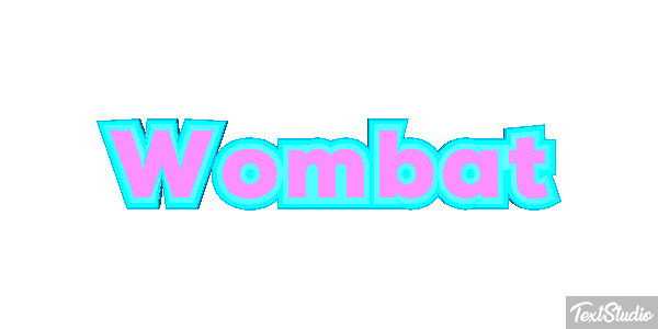 Wombat テキスト効果