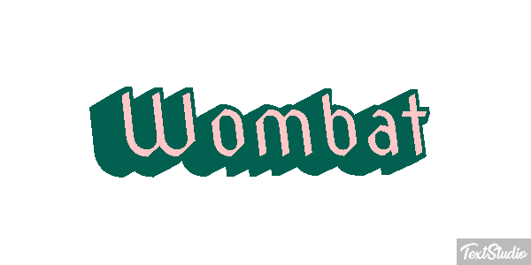 Wombat テキスト効果