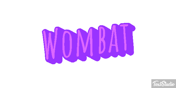 Wombat テキスト効果
