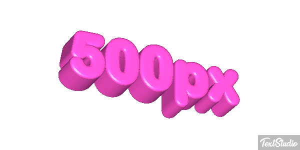 500px Efecto de texto