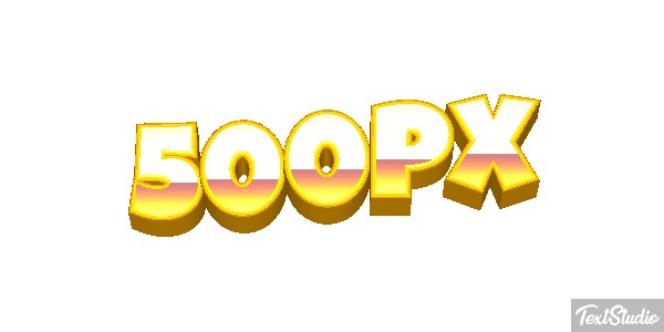 500px Efecto de texto