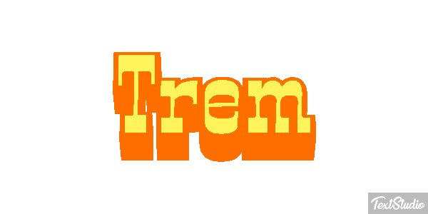 Trem Efeito do texto