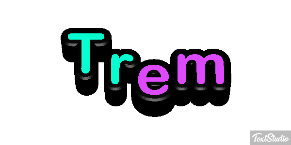 Trem Efeito do texto