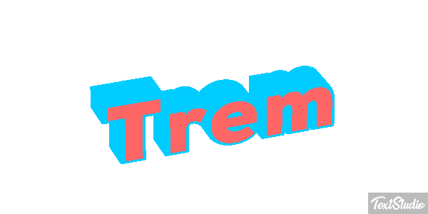 Trem Efeito do texto