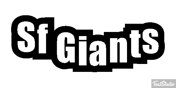 Sf Giants Efeito do texto