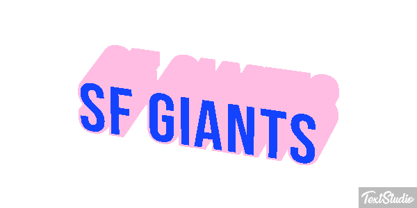 Sf Giants Efeito do texto