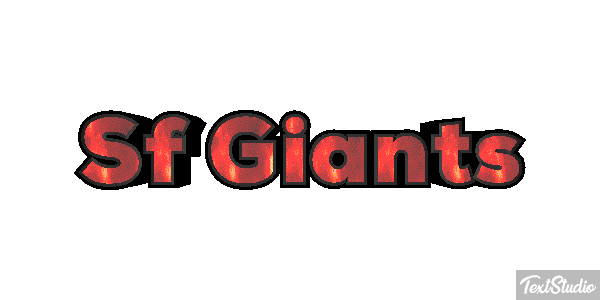 Sf Giants Efeito do texto