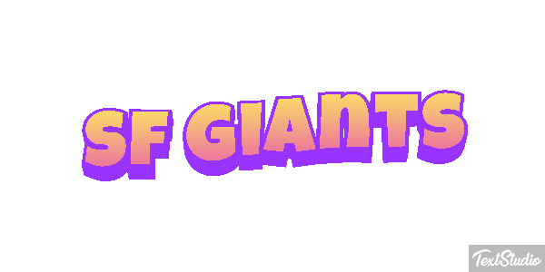Sf Giants Efeito do texto