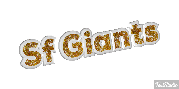 Sf Giants Efeito do texto