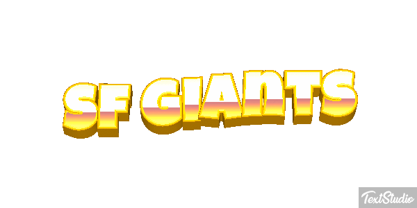 Sf Giants Efeito do texto